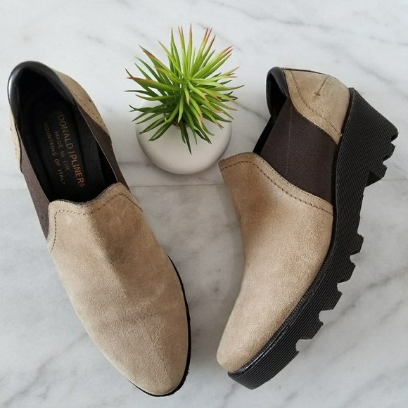 Donald J. Pliner Shoes - DONALD J PLINER Ankle Chelsea Boot Tan Suede Brown